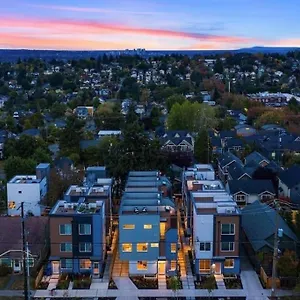 New Modern Nordic Style Home, View, Rooftop Deck , Seattle United States